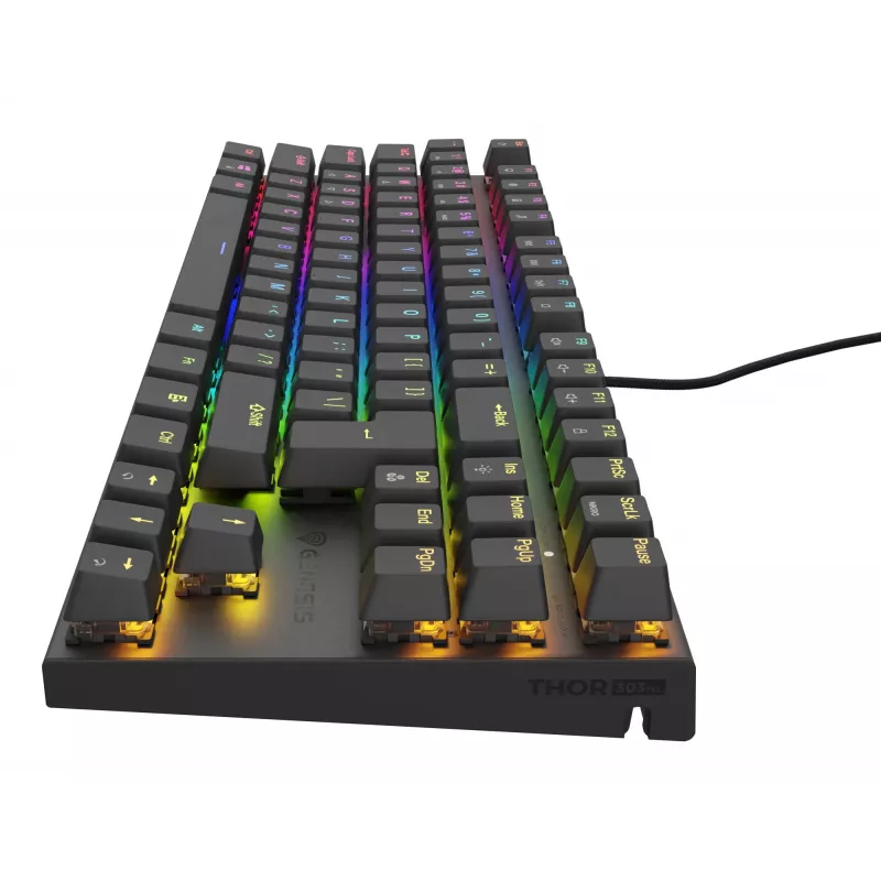 GENESIS Thor 303 TKL klawiatura Gaming USB QWERTY US English Czarna