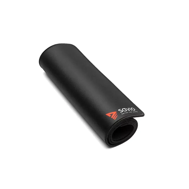 Podkładka pod mysz SAVIO Czarny Edition Turbo Dynamic XXL 1000×500×3 mm, powierzchnia materiałowa, obszyte krawędzie, antypoślizgowa podstawa gumowa