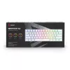 Klawiatura gamingowa Savio WHITEOUT X2 czerwony USB QWERTY mechaniczna 61 klawiszy