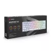 Klawiatura gamingowa Savio WHITEOUT X2 czerwony USB QWERTY mechaniczna 61 klawiszy