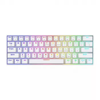 Klawiatura gamingowa Savio WHITEOUT X2 czerwony USB QWERTY mechaniczna 61 klawiszy