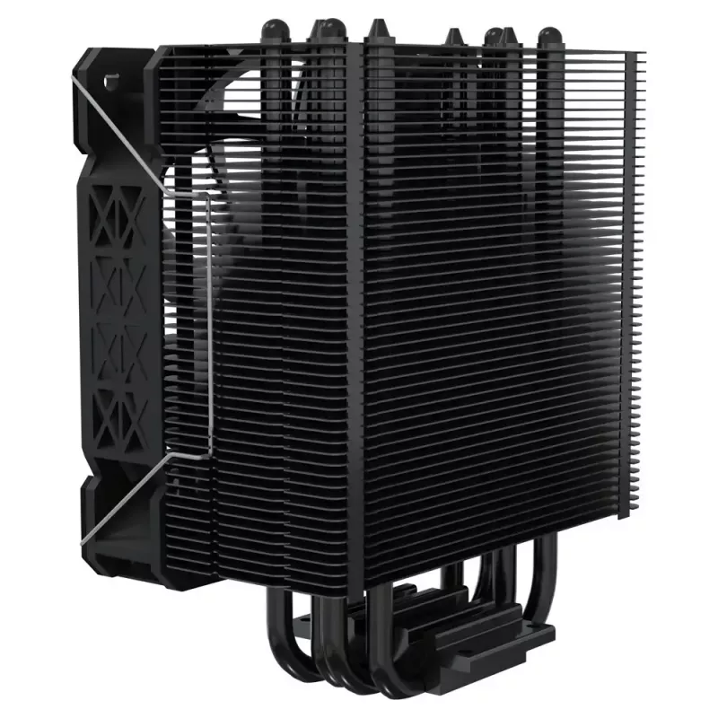 Chłodzenie procesora powietrzne SAVIO Vortex X2 Czarny – wentylator 120 mm, wysokość 157 mm, PWM, kompatybilność z LGA 2066