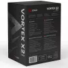 Chłodzenie procesora powietrzne SAVIO Vortex X2 Czarny – wentylator 120 mm, wysokość 157 mm, PWM, kompatybilność z LGA 2066