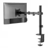 Uchwyt biurkowy do monitora MACLEAN MC-753N dla ekranów 17–32 cale, VESA 75x75 / 100x100, maks. 9 kg, pochylanie ±45°, obrót ±180°, regulacja wysokości