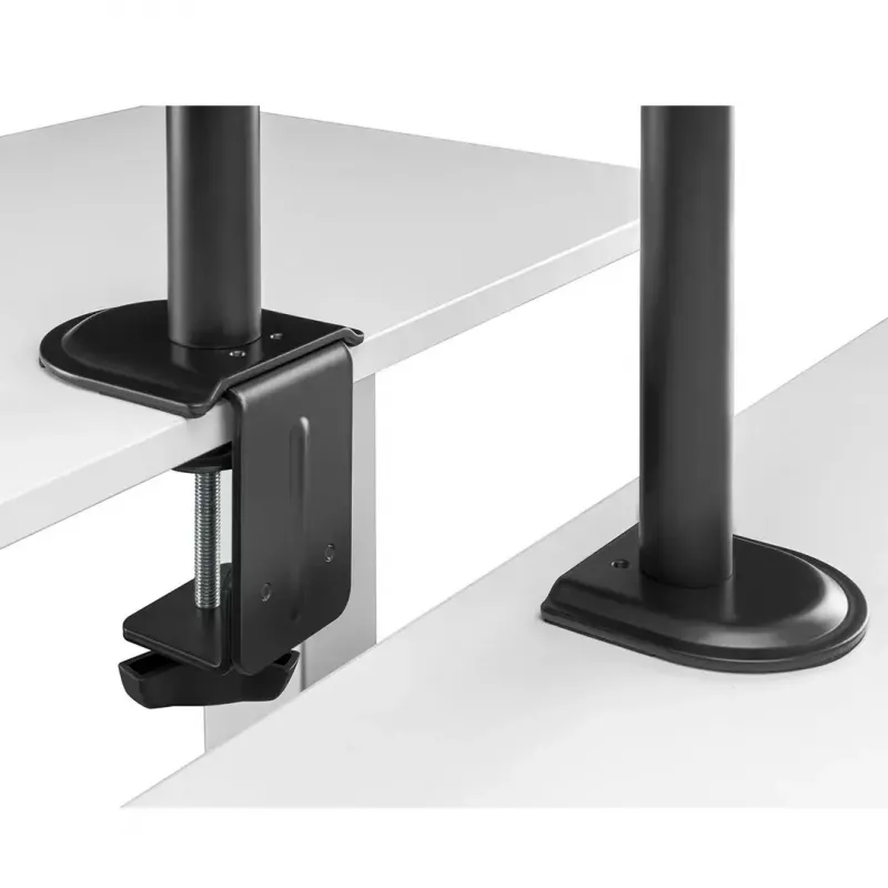 Uchwyt biurkowy do monitora MACLEAN MC-753N dla ekranów 17–32 cale, VESA 75x75 / 100x100, maks. 9 kg, pochylanie ±45°, obrót ±180°, regulacja wysokości