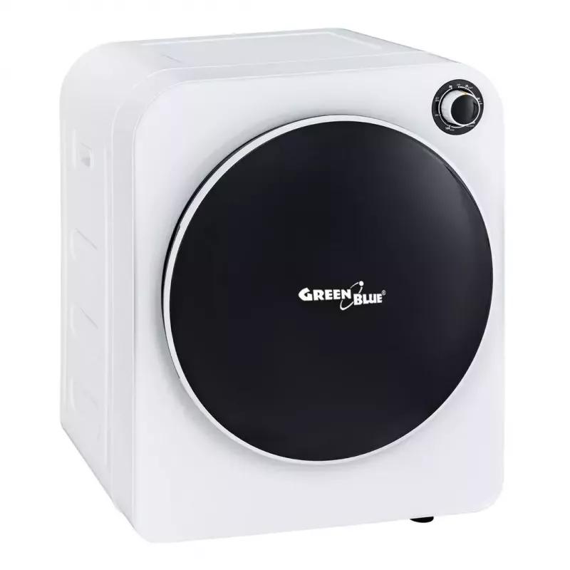 Suszarka elektryczna bębnowa GreenBlue GB410 — pojemność 3 kg, 830 W, wentylacyjna, 5 programów suszenia, klasa energetyczna C