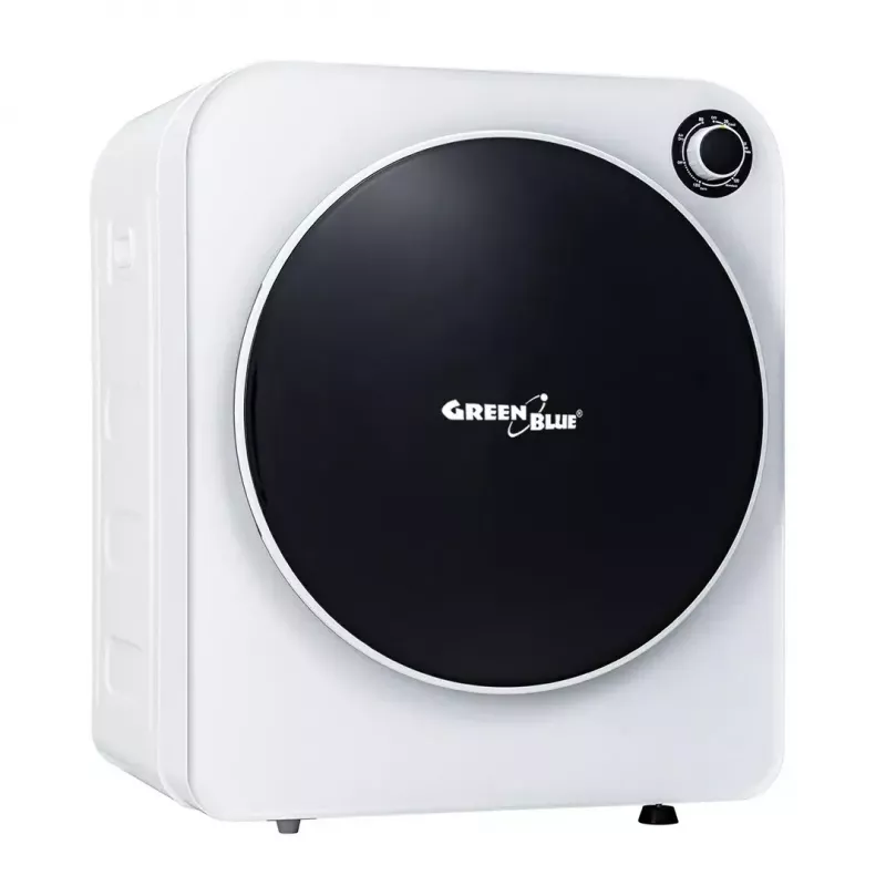 Suszarka elektryczna bębnowa GreenBlue GB410 — pojemność 3 kg, 830 W, wentylacyjna, 5 programów suszenia, klasa energetyczna C