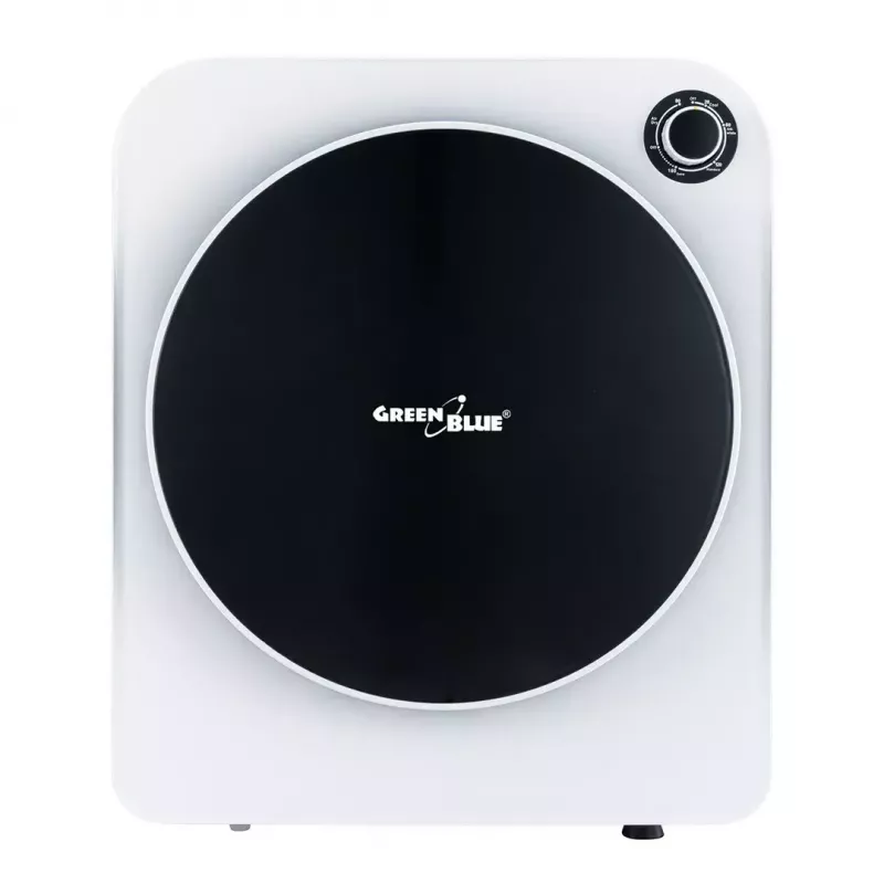 Suszarka elektryczna bębnowa GreenBlue GB410 — pojemność 3 kg, 830 W, wentylacyjna, 5 programów suszenia, klasa energetyczna C