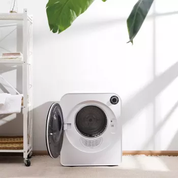 Suszarka elektryczna bębnowa GreenBlue GB410 — pojemność 3 kg, 830 W, wentylacyjna, 5 programów suszenia, klasa energetyczna C