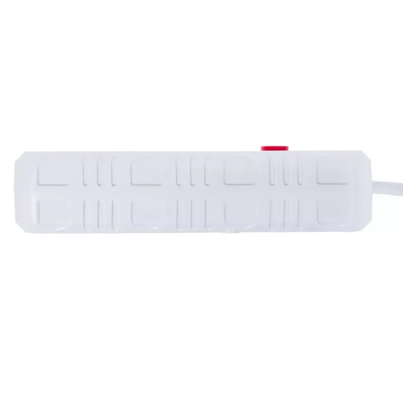 Listwa zasilająca MACLEAN MCE393 W — 4 gniazda + 3×USB, 110–240 V, USB 2,1 A, 2500 W, 3 m, biała