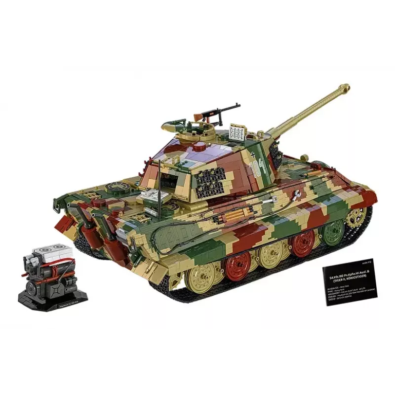 Zestaw konstrukcyjny czołg Cobi Tiger II King Tiger skala 1:12 model