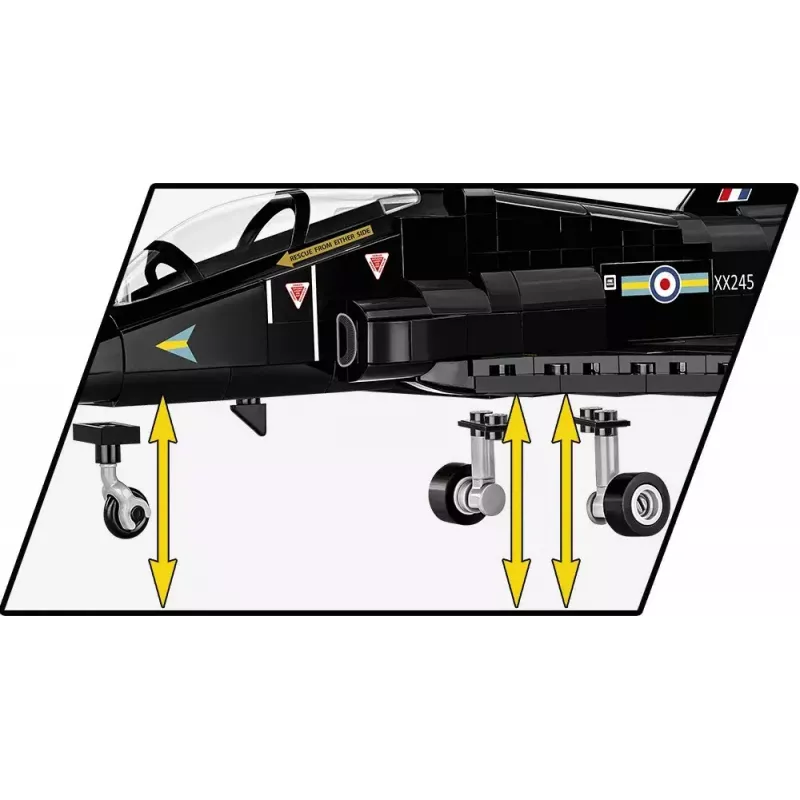 Zabawka konstrukcyjna Cobi BAe Hawk T1 zestaw modelarski 5845 elementów
