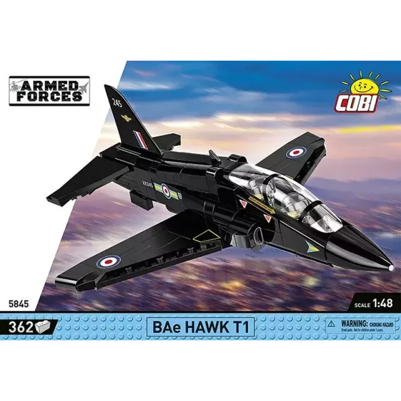 Zabawka konstrukcyjna Cobi BAe Hawk T1 zestaw modelarski 5845 elementów