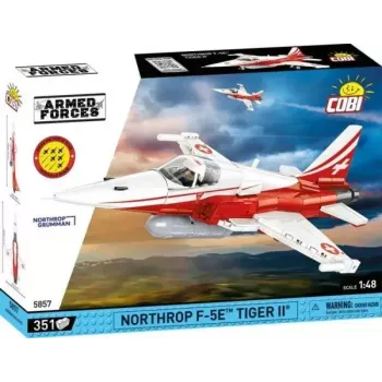 Zabawka konstrukcyjna Cobi Northrop F-5E Tiger II model 5857 klocki konstrukcyjne