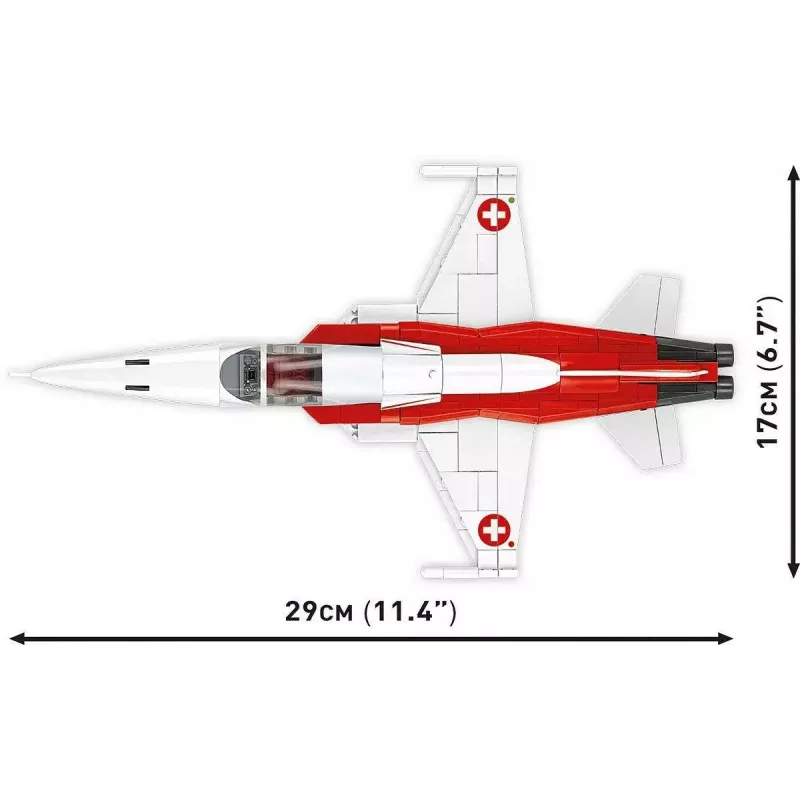Zabawka konstrukcyjna Cobi Northrop F-5E Tiger II model 5857 klocki konstrukcyjne