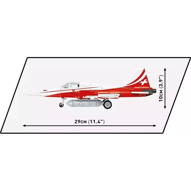 Zabawka konstrukcyjna Cobi Northrop F-5E Tiger II model 5857 klocki konstrukcyjne
