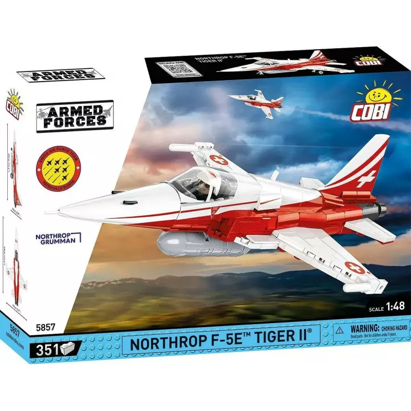Zabawka konstrukcyjna Cobi Northrop F-5E Tiger II model 5857 klocki konstrukcyjne
