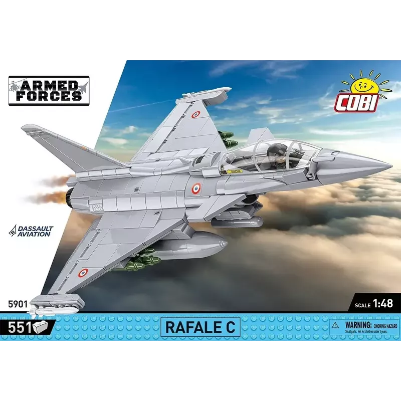 Zestaw klocków konstrukcyjnych Cobi Rafale C 551 elementów model COBl-5901
