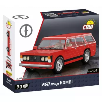 Zestaw klocków konstrukcyjnych Cobi Blocks FSO 125p 90 klocków COBI-24603 – 90 plastikowych klocków konstrukcyjnych