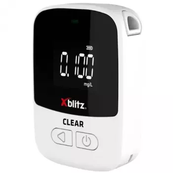 Alkomat Xblitz XB-CLEAR czujnik ELEKTROCHEMICZNY, przenośny tester ręczny