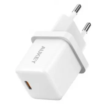 Mini ładowarka USB-C Aukey PA-F5 20W PD — Kompaktowa szybka ładowarka 20W PD