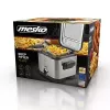Frytkownica Mesko Home MS 4910 Pojedyncza 1,5 L 900 W Czarna Stal satynowana