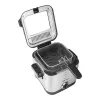 Frytkownica Mesko Home MS 4910 Pojedyncza 1,5 L 900 W Czarna Stal satynowana