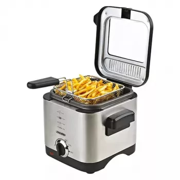 Frytkownica Mesko Home MS 4910 Pojedyncza 1,5 L 900 W Czarna Stal satynowana