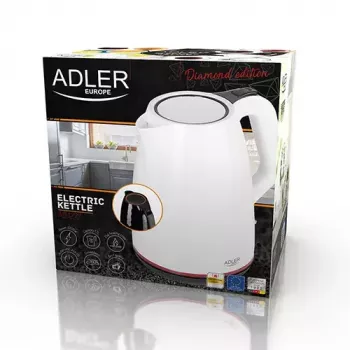 Czajnik elektryczny Adler AD 1277 1.7 L 2200 W Biały