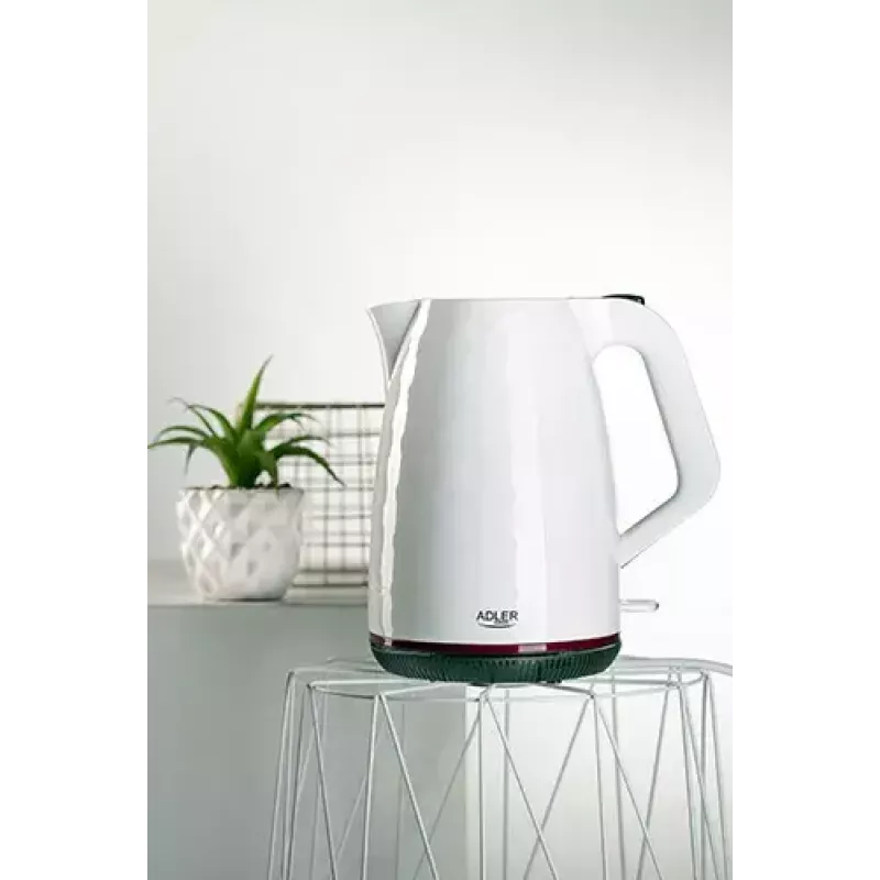 Czajnik elektryczny Adler AD 1277 1.7 L 2200 W Biały