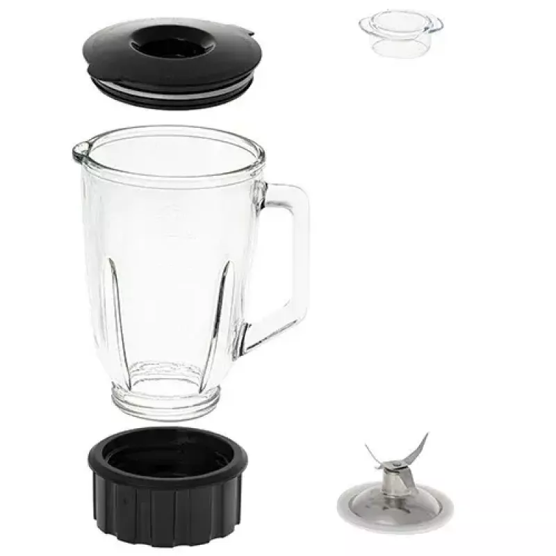 Stacjonarny blender Adler AD 4078 Czarny Stal nierdzewna Transparentny