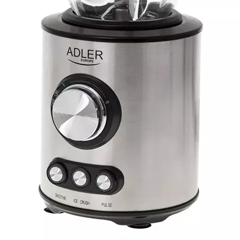 Stacjonarny blender Adler AD 4078 Czarny Stal nierdzewna Transparentny