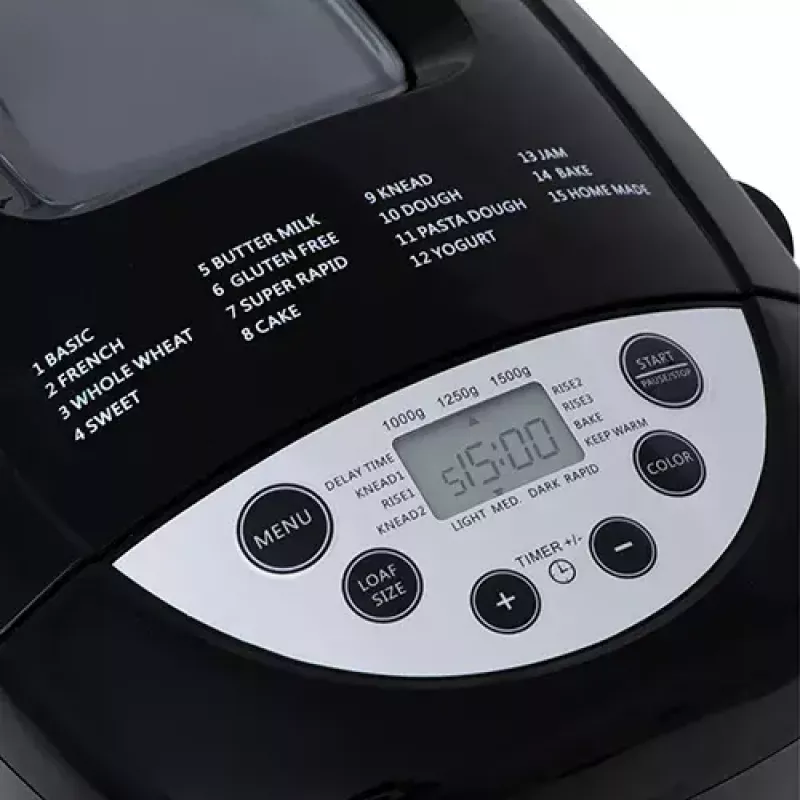 Maszyna do chleba Mesko Home MS 6022 850 W Czarny Cyfrowy Timer