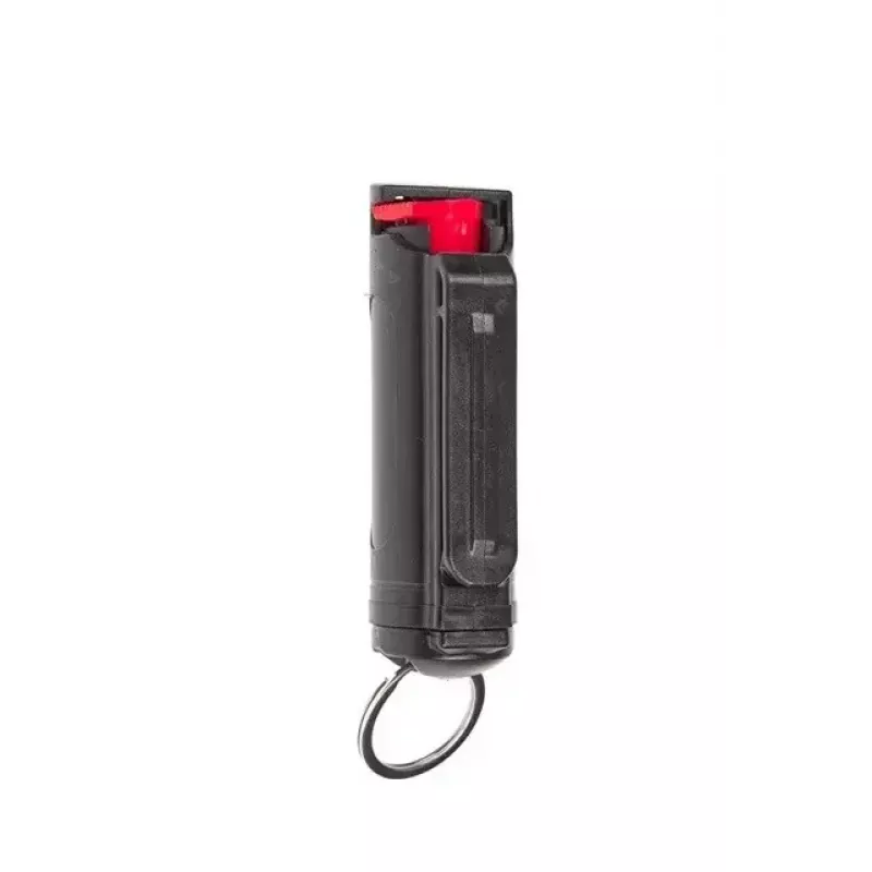 Samodzielny żelowy spray obronny GUARD YC-10014, 20 ml, żel, 2 000 000 SHU, czarny, klips do kluczy