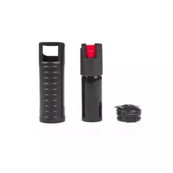 Samodzielny żelowy spray obronny GUARD YC-10014, 20 ml, żel, 2 000 000 SHU, czarny, klips do kluczy