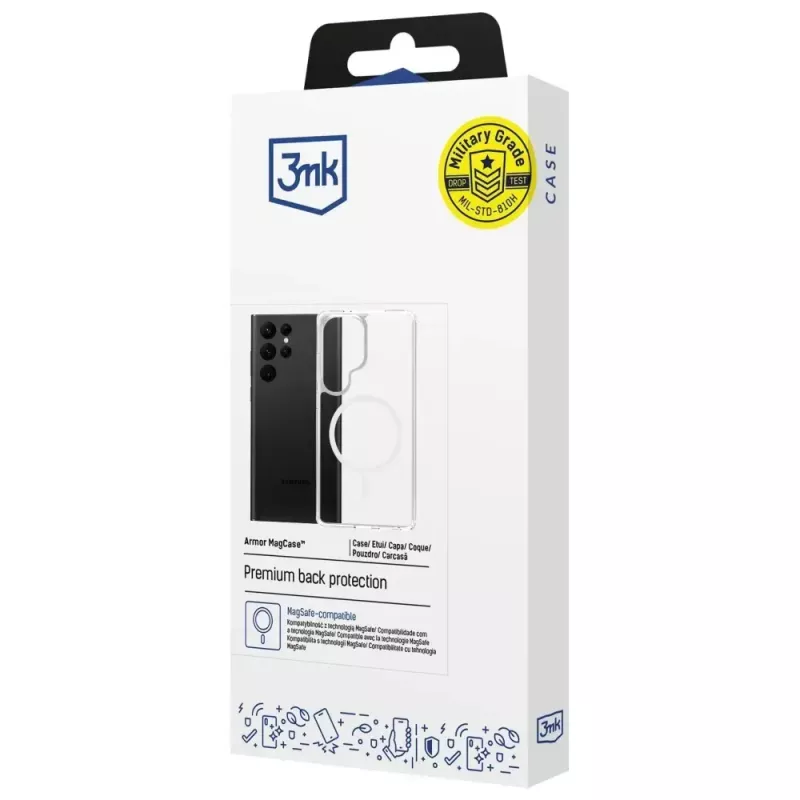 Etui ochronne 3MK Armor MagCase do Samsung Galaxy S25 Ultra — wytrzymałe, lekkie, kompatybilne magnetycznie
