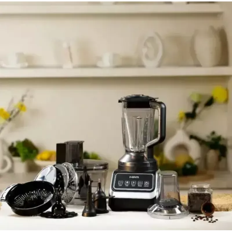 Robot kuchenny MPM MRK-27 2000W — wielofunkcyjne urządzenie kuchenne z silnikiem 2000 W