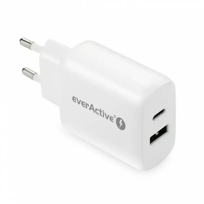 Ładowarka USB-C everActive SC-370Q 25W QC3.0 USB szybkie ładowanie
