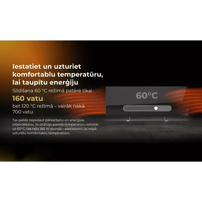 Promiennik podczerwieni AENO Premium Eco Smart Heater AGH0005S, szary