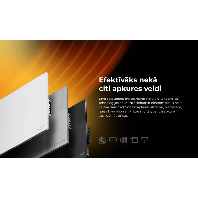 Promiennik podczerwieni AENO Premium Eco Smart Heater AGH0005S, szary