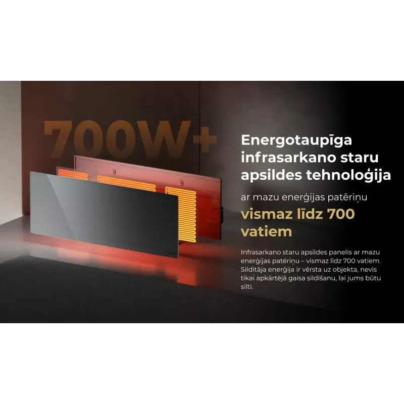 Promiennik podczerwieni AENO Premium Eco Smart Heater AGH0005S, szary