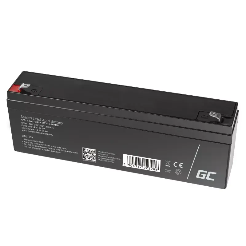 UPS Battery zielony Cell AGM18 12V 2,3Ah