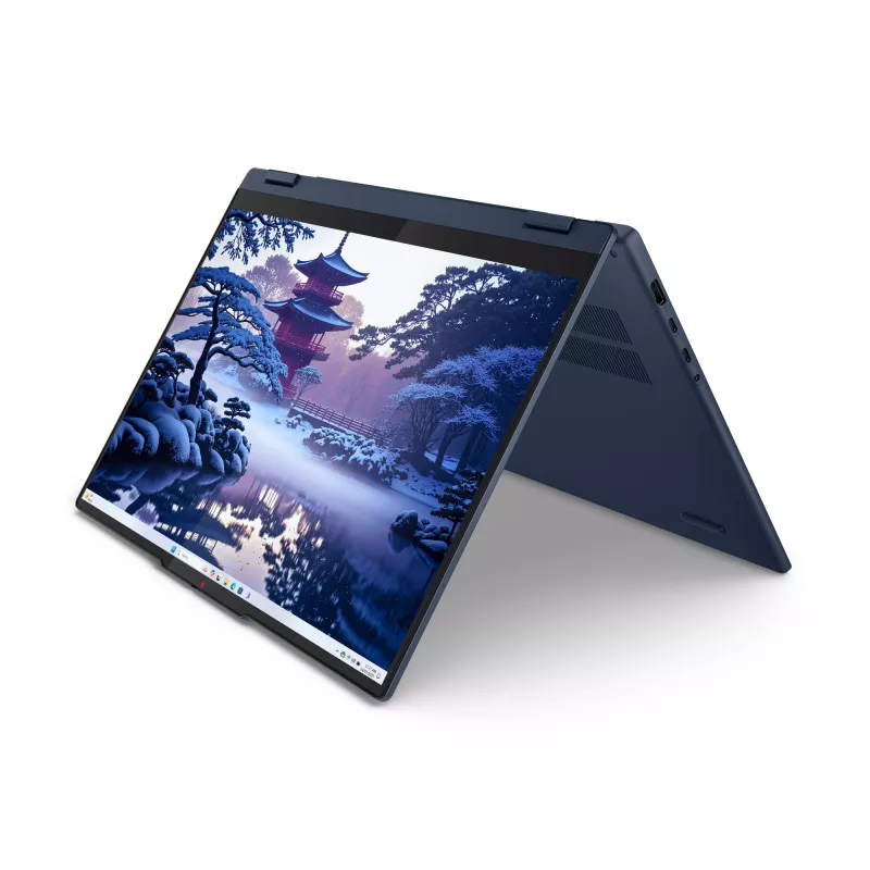 Lenovo IdeaPad 5 2-in-1 16IAL10 Intel Core Ultra 7 255U Hybrydowy (2 w 1) 40,6 cm (16 cali) Ekran dotykowy WUXGA 32 GB LPDDR5x-SDRAM 1 TB SSD Wi-Fi 6 (802.11ax) Windows 11 Home Angielski Niebieski