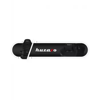 Fotel gamingowy Huzaro FORCE 4.4 CARBON — tapicerowane kubełkowe siedzisko z tkaniny, wysokość 115–125 cm, maks. obciążenie 130 kg, stalowa podstawa, regulowane podłokietniki
