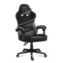 Fotel gamingowy PC huzaro FORCE 4.4 siedzisko kubełkowe Czarny Szary — siatka mesh, maks. 130 kg, regulowana wysokość 45–55 cm, 5 kółek