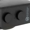 Wentylatorowy grzejnik elektryczny Adler AD 7725B, 2000 W, 2 poziomy mocy, regulowany termostat, czarny