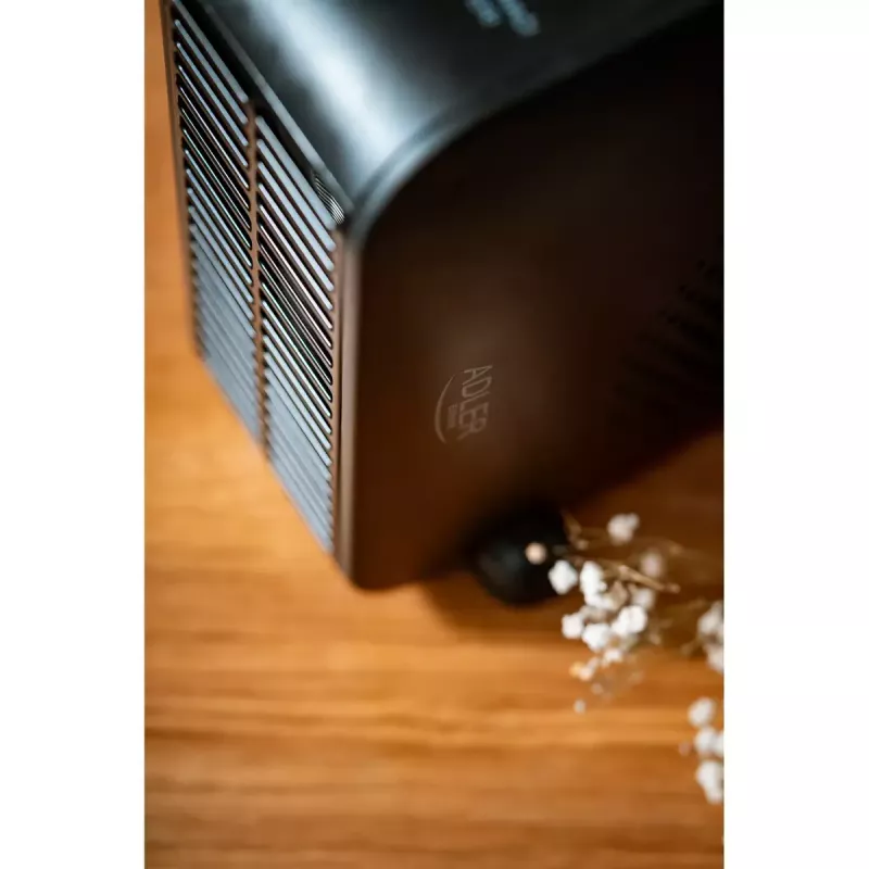 Wentylatorowy grzejnik elektryczny Adler AD 7725B, 2000 W, 2 poziomy mocy, regulowany termostat, czarny