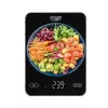 Elektroniczna waga kuchenna Adler AD 3177b — pojemność 10 kg, dokładność 1 g, czarna, szklany blat