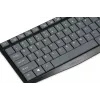 Przewodowa klawiatura USB IBOX Eris IKC2010G — pełnowymiarowa, 105 klawiszy, USB, szaro-czarna, wodoodporna, kabel 1,8 m