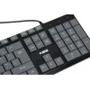 Przewodowa klawiatura USB IBOX Eris IKC2010G — pełnowymiarowa, 105 klawiszy, USB, szaro-czarna, wodoodporna, kabel 1,8 m